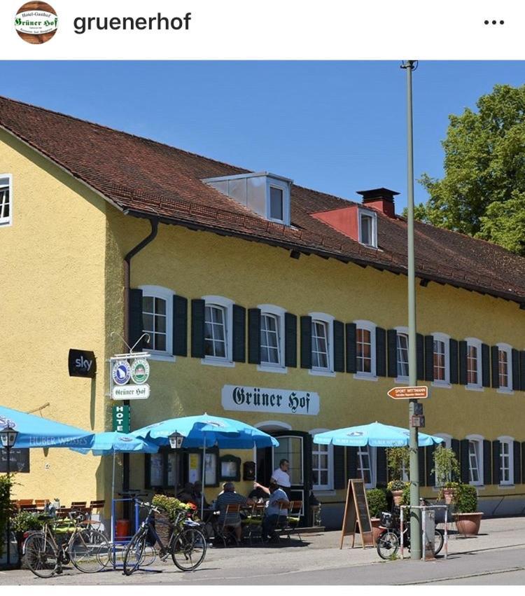 Hotel-Gasthof Gruener Hof Freising Bagian luar foto